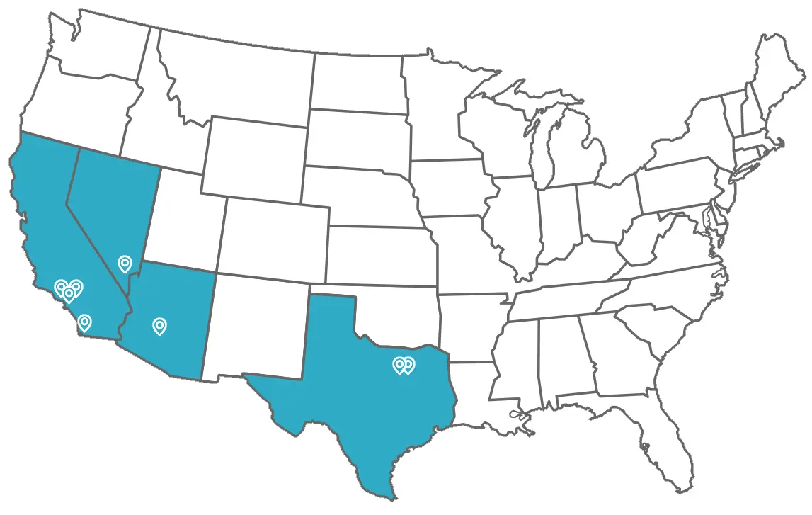 Alliance Clinical Trials locations map